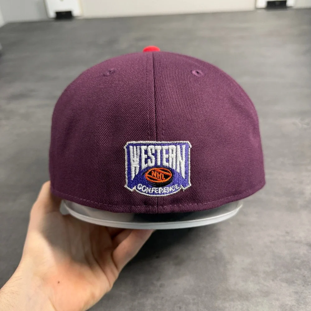 Hat Club‎ Anaheim Mighty Ducks New Era Cap 7 1/2 Maroon A Killing Joke Batman